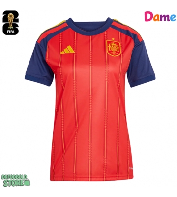 Spanien Replika Hjemmebanetrøje Dame VM 2026 Kortærmet